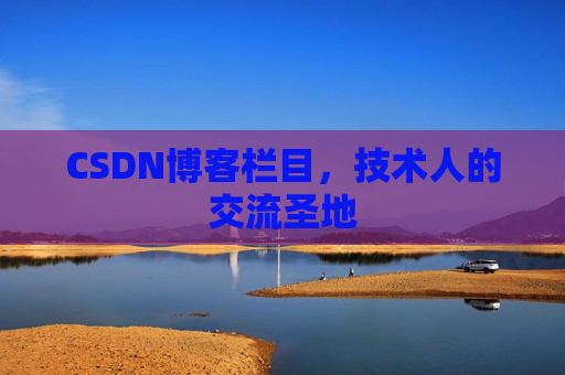 CSDN博客栏目，技术人的交流圣地